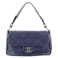 On the Road Flap Bag Quilted Leather Small