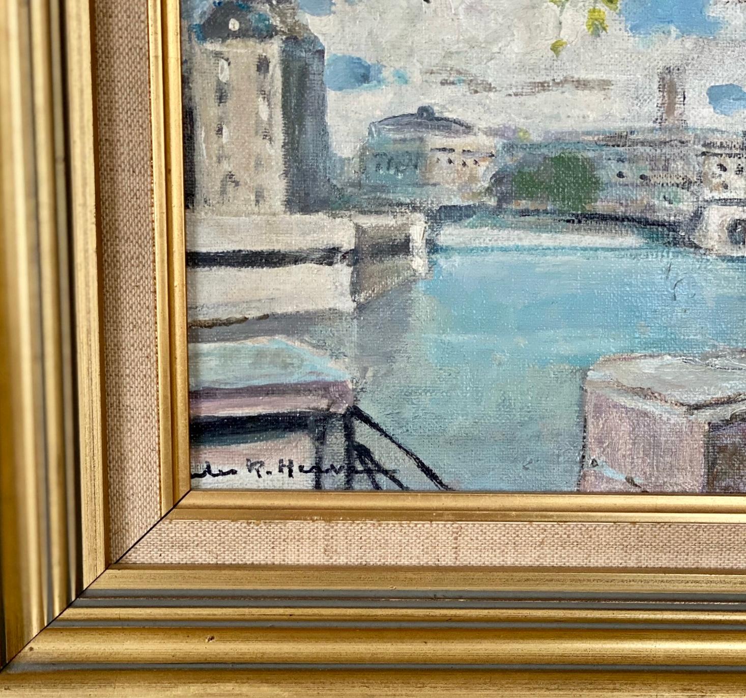 Français « On the Seine » de Jules Ren Herv en vente
