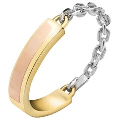 On the Side Bracelet, Yellow, White and Pink Silver 