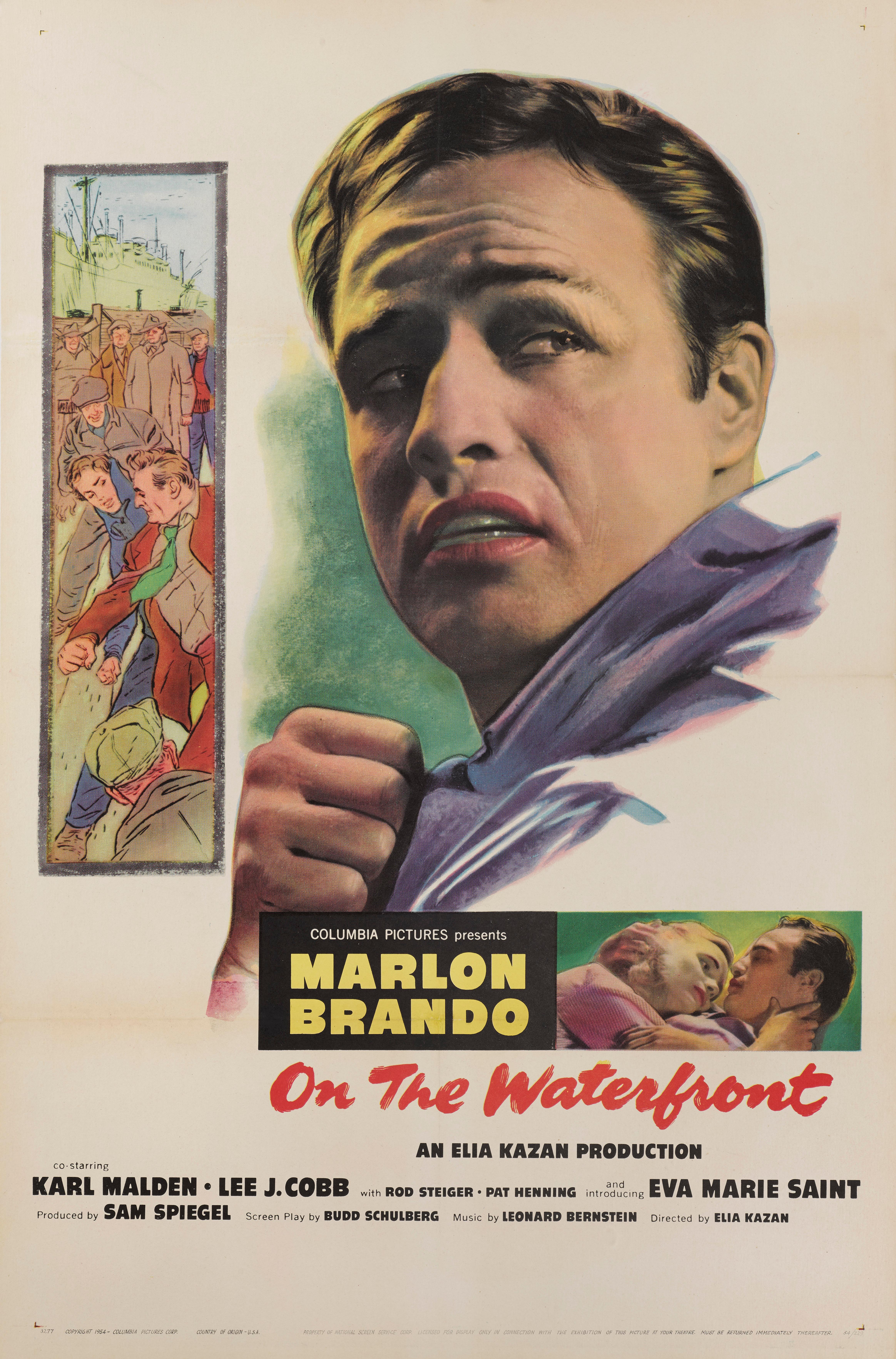 Original US film poster from (1954) 41 x 27 in. (104 x 69 cm)
This poster would have been used outside the cinema at the films original release.
This is a Classic American crime drama it received 12 Academy Award nominations, winning eight,