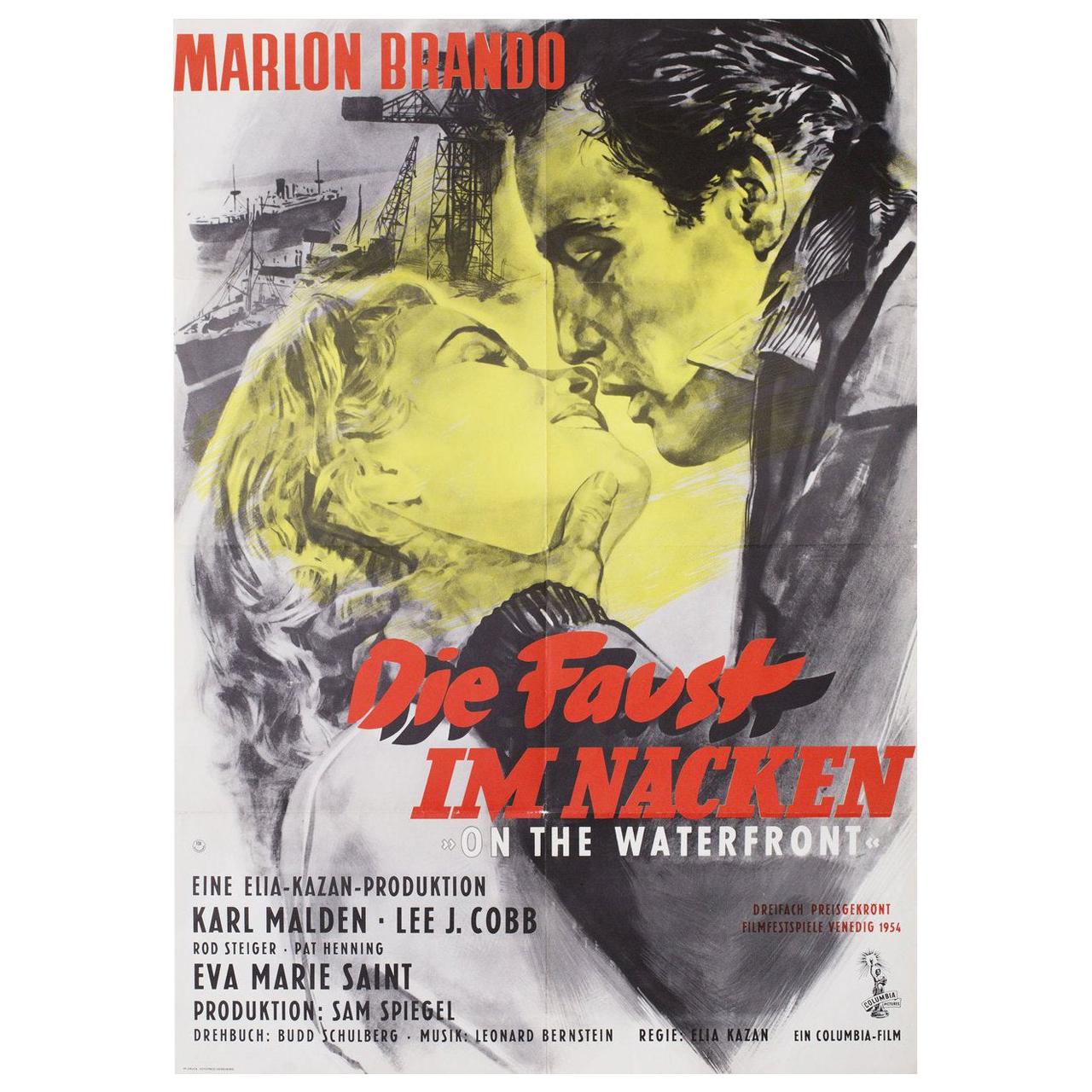 On the Waterfront R1962 German A1 Film Poster