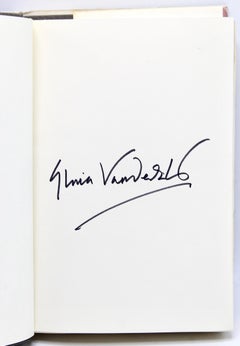 Once Upon a Time A True Story, Signed by Gloria Vanderbilt, First Edition, 1985