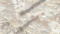 Silk Heriz Design Rug 20 x 16 ft , Contemporary Japandi Silk by Djoharian Design