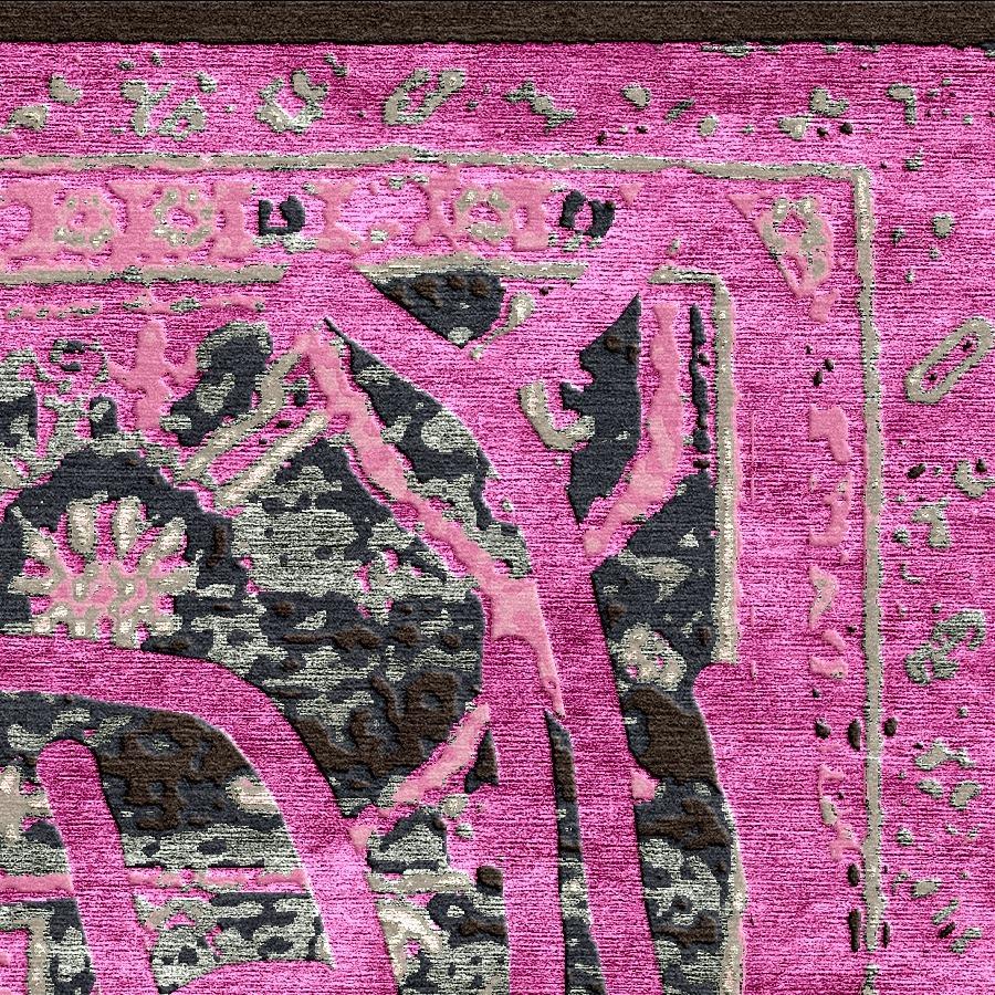XXIe siècle et contemporain Il était une fois un Heriz, tapis contemporain en soie par Djoharian Design en vente