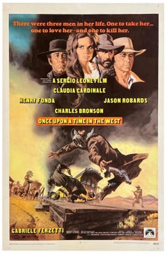 Érase una vez en el Oeste: Cartel de cine clásico original de época (One Sheet)