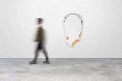 Once Upon a Time, großer Spiegel #2, Edelstahl und Gold, anpassbar