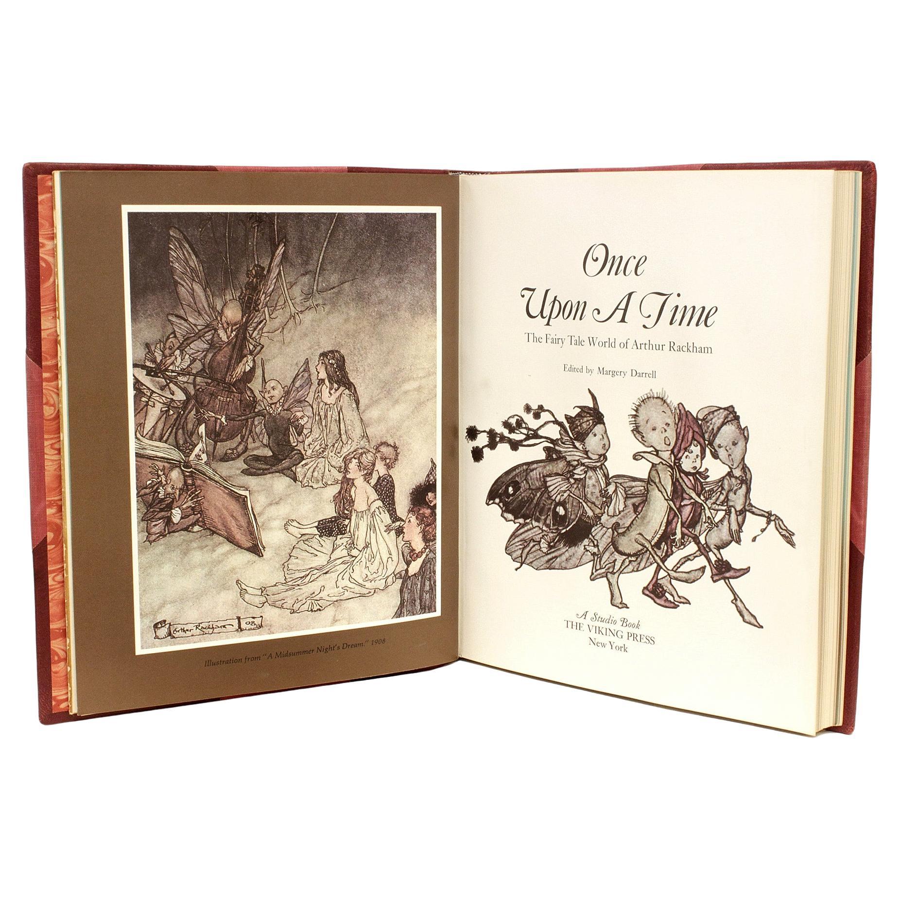 Once Upon a Time the Fair Tale World of Arthur Rackham, 1972, Leather Bound
