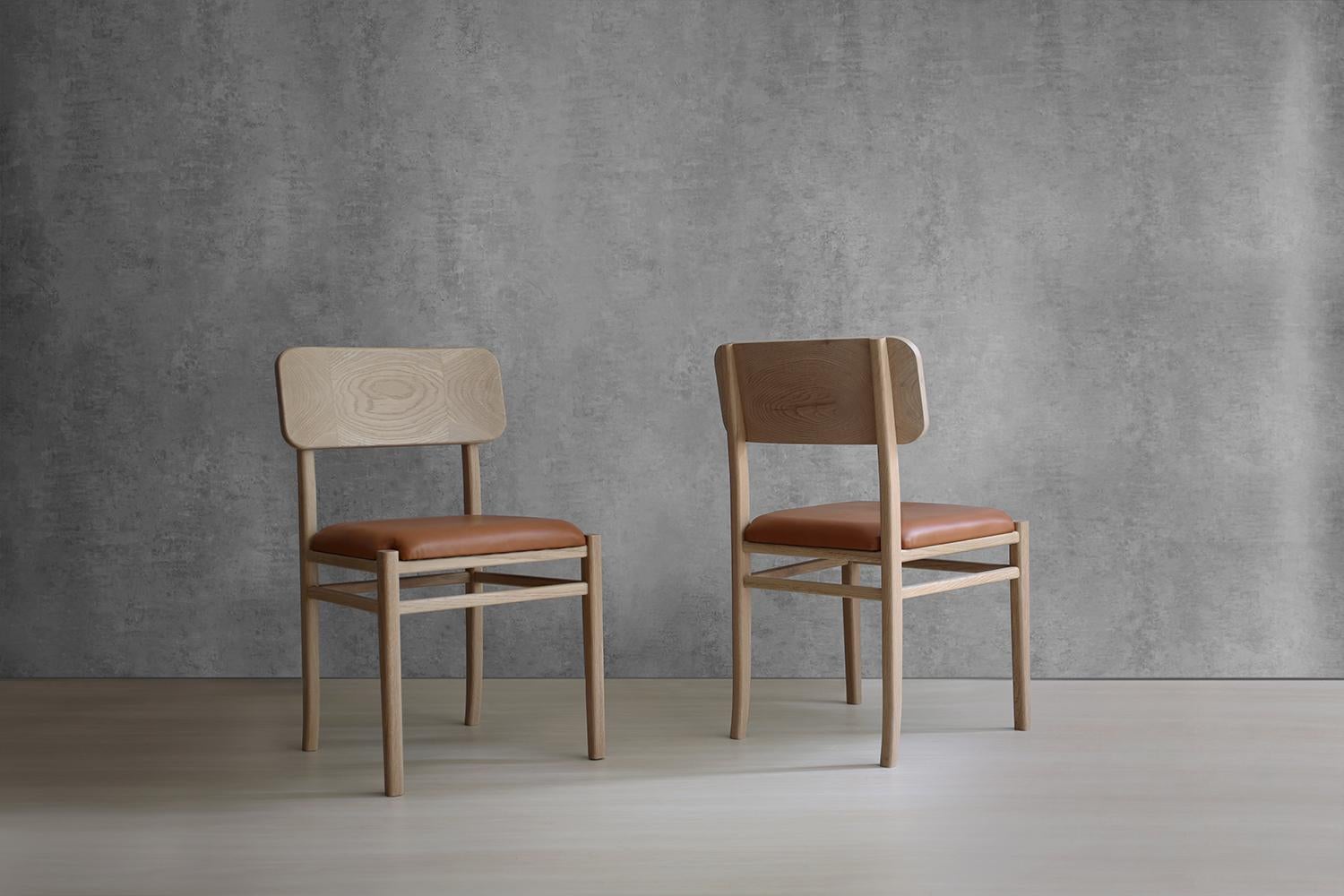 Travail du bois Chaise Dinning Onceava-XI en vente