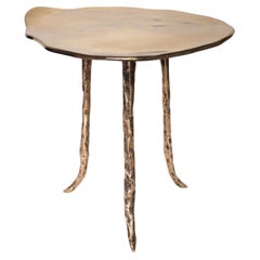 Onda Cast Bronze Side Table by Studio Sunt