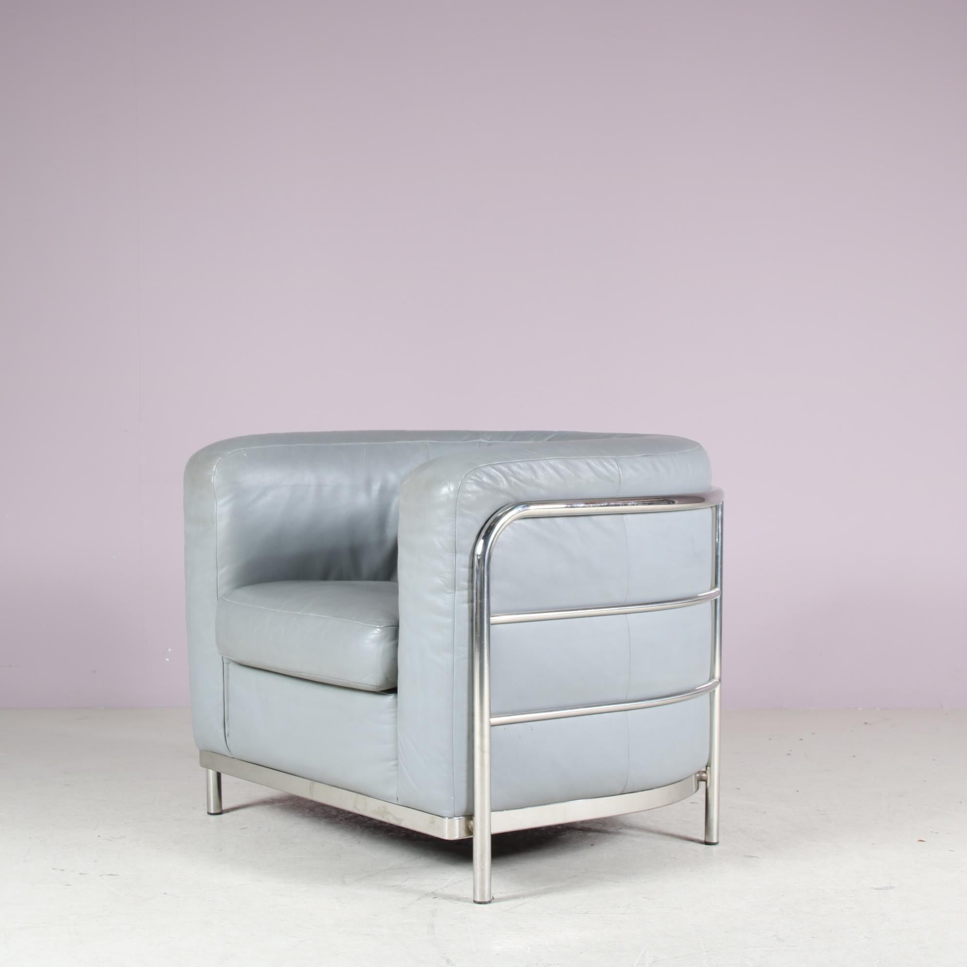 Métal “Onda” Chair by De Pas, D’Urbino and Lomazzi for Zanotta, Italy 1980 en vente