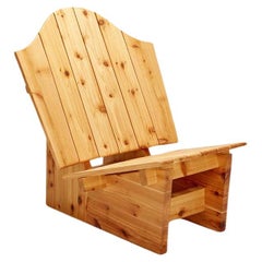 Lounge-Sessel aus Zedernholz