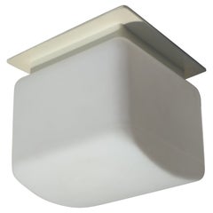 "Onda" Claudio Salocchi Lumenform Design 1960 Lampada da parete modulare ad incasso