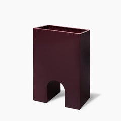 Onda N.6 Aubergine Tone Sculptural Ceramic Vase by Muller Van Severen