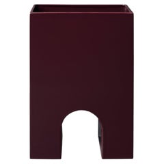 Onda N.6 Aubergine Tone Sculptural Ceramic Vase by Muller Van Severen