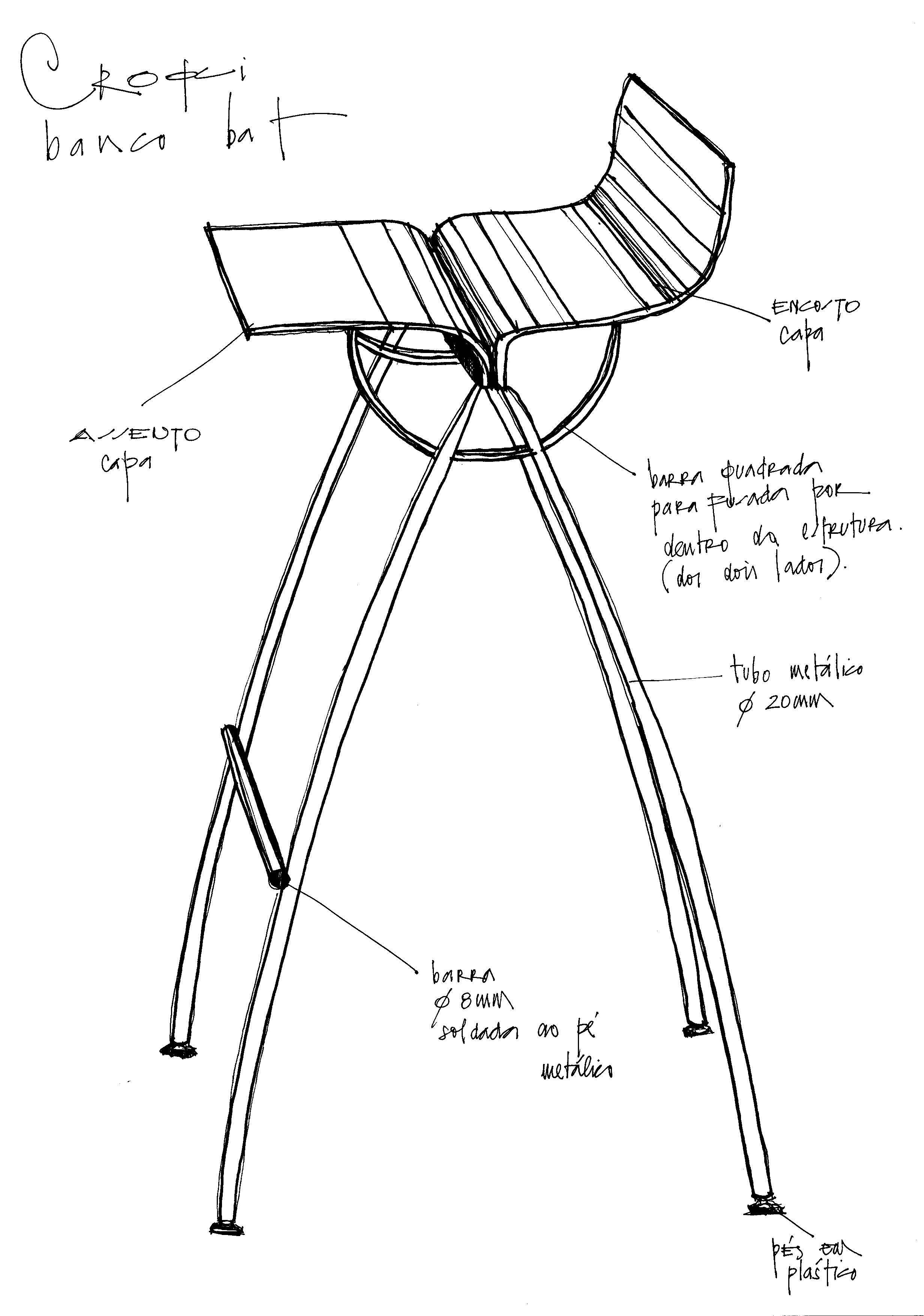 Onda Stool In New Condition For Sale In Porto Alegre, Rio Grande do Sul