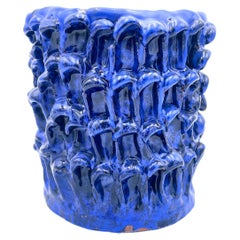 Onda-Vase, ägyptisch und Izmir-blau 01