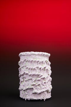 Vase Onda, lilas bulle & opaque vertistache 01