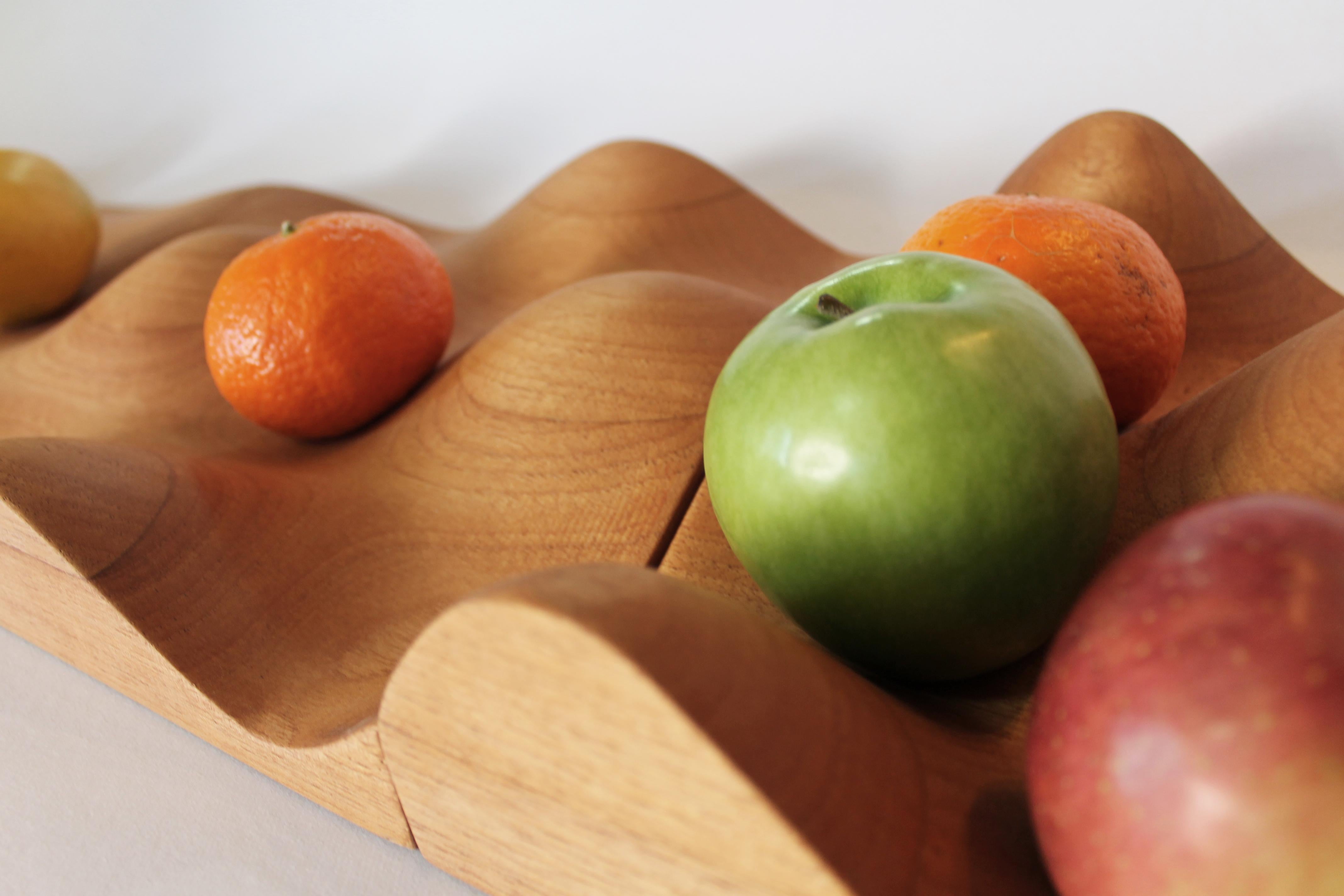 Other Ondear Wood Centerpiece - Contemporary Fruit Bowl For Sale