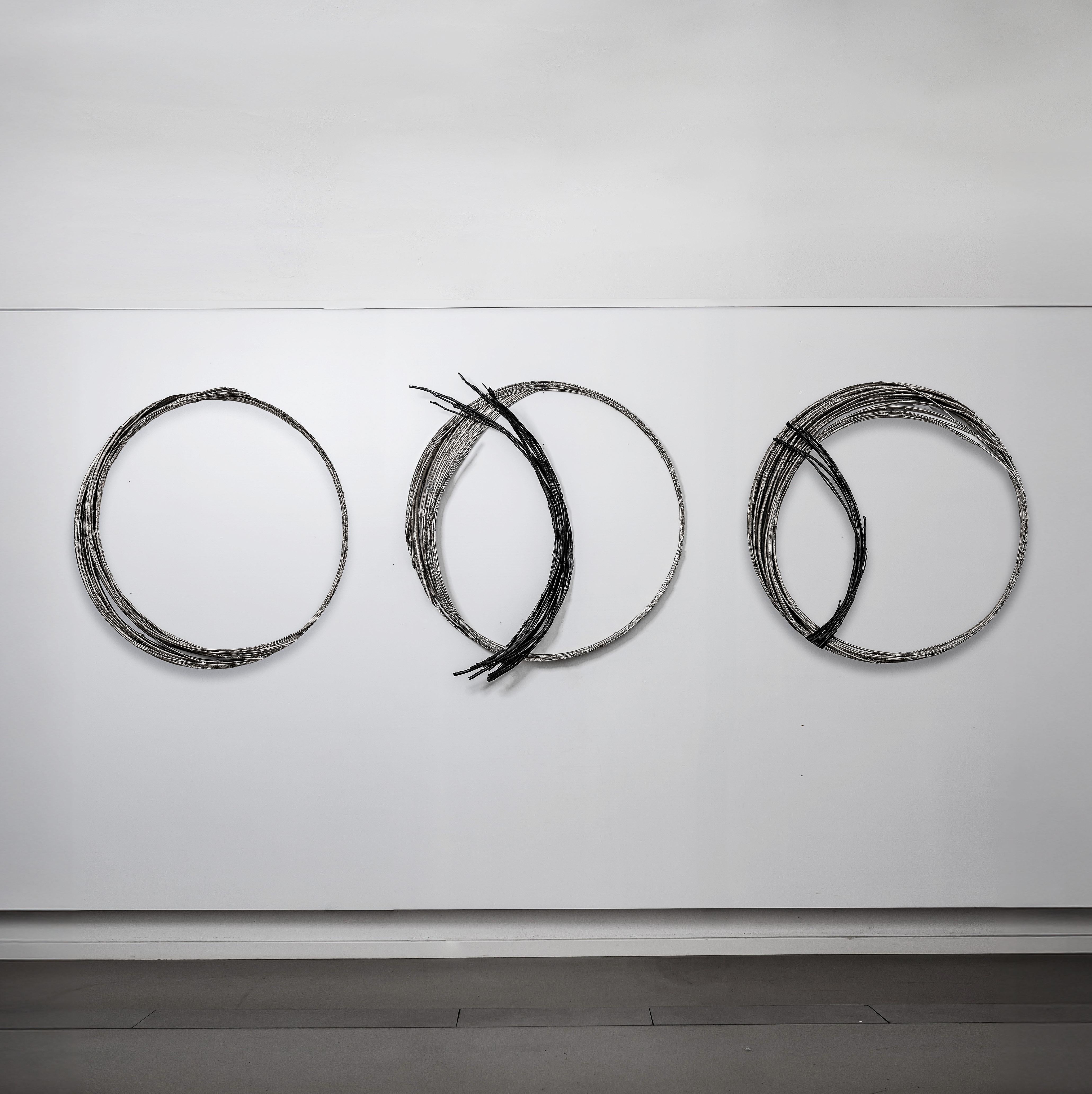 With EternAL, a series of three wall sculptures, Ondřej Oliva explores one of the most universal geometric forms: the circle. As the artist explains, "The circle is a symbol of eternity. If we want to reach eternity, we must enter the circle."