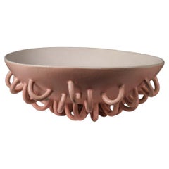 Ondes #1 by Rosa Cortiella, Grogged Clay Fruit Bowl