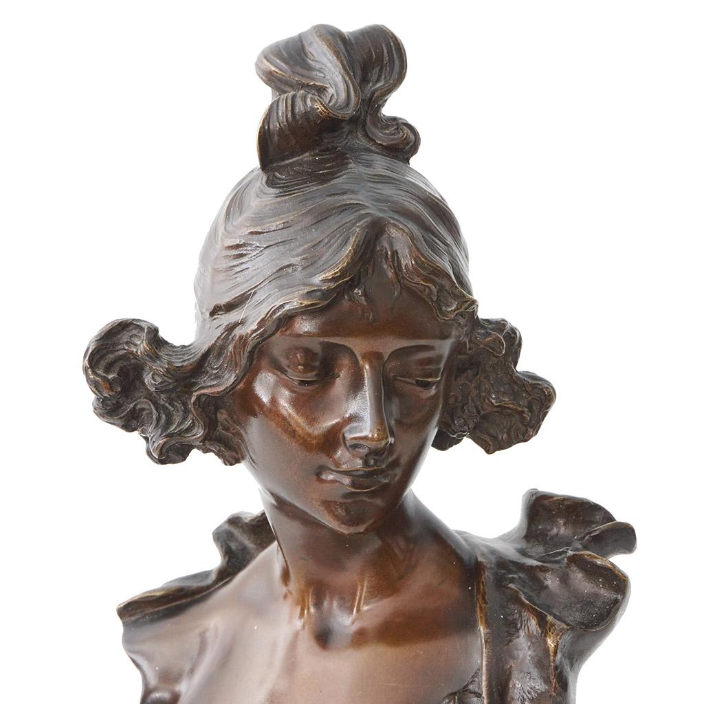 « Ondine », buste Art nouveau d'Henri Jacobs (1864-1935) en vente 4