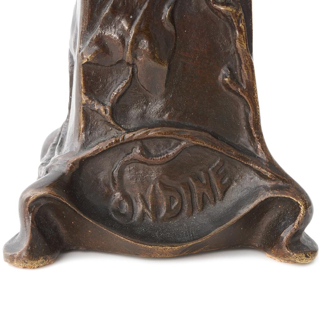 'Ondine' An Art Nouveau Bust by Henri Jacobs (1864-1935) For Sale 6