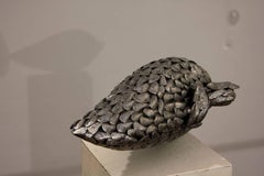Mussel II di Ondřej Oliva - Scultura figurativa in alluminio, cibo, mare