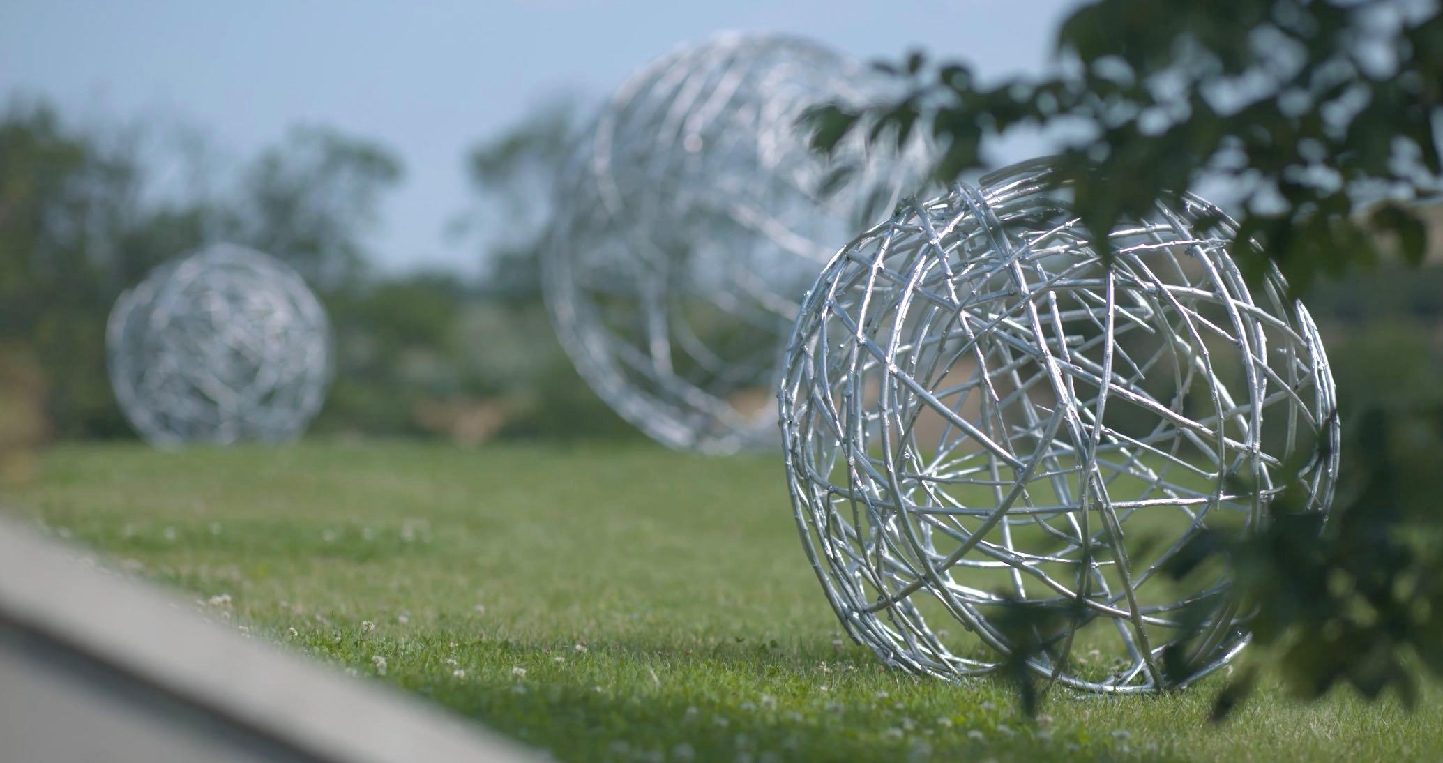 Urbantree I, II & III by Ondřej Oliva - installation of 3 aluminum sculptures For Sale 8