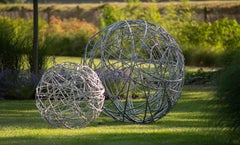 Urbantree I, II & III von Ondřej Oliva, Installation von 3 Außenskulpturen