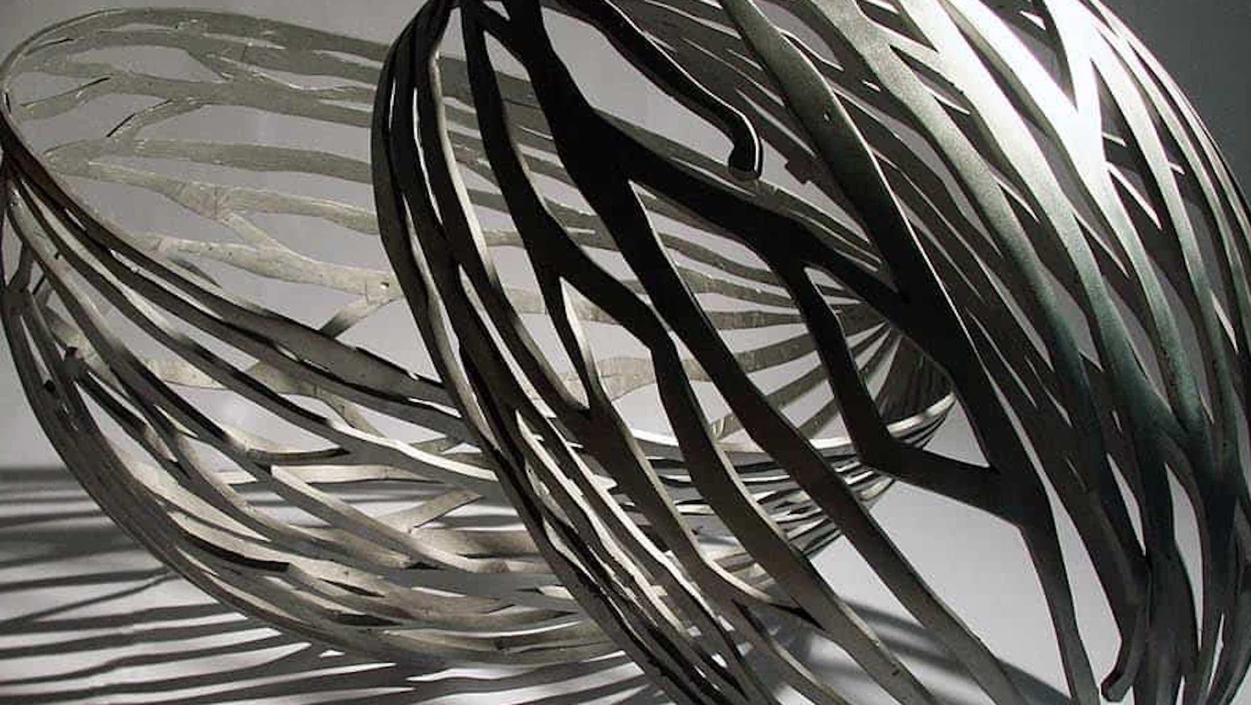 Urbanut by Ondřej Oliva - Large aluminium sculpture, nut, contrasts, figurative For Sale 4