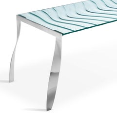 Ondulate Glass Dining Table