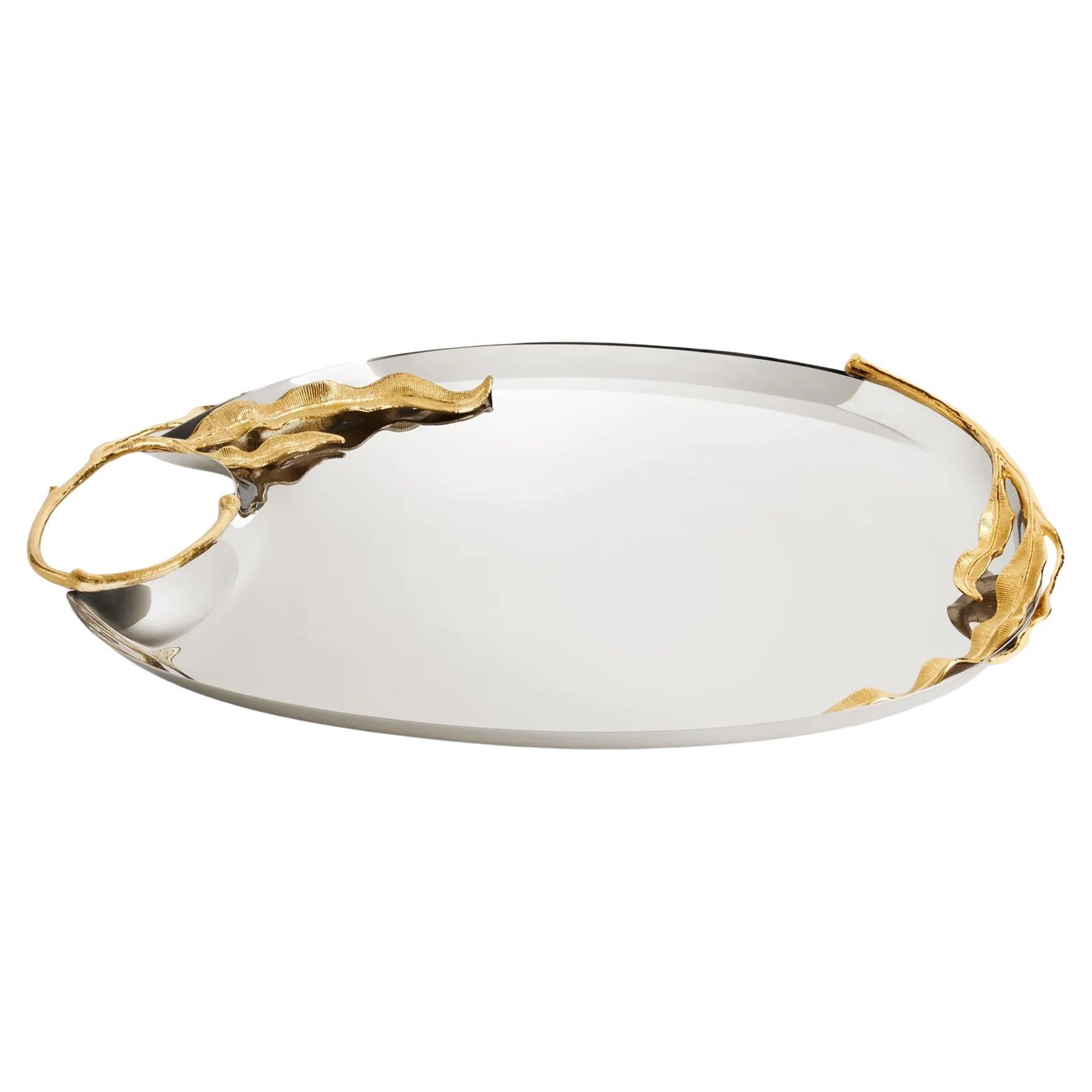 Ondulated Leaves Large Tray For Sale