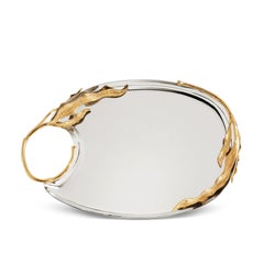 Ondulated Leaves Medium Tablett