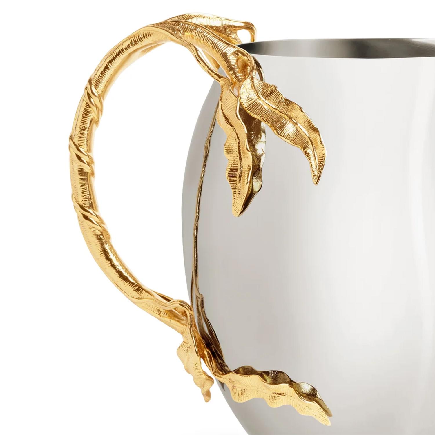 Indian Ondulated Leaves Pitcher For Sale