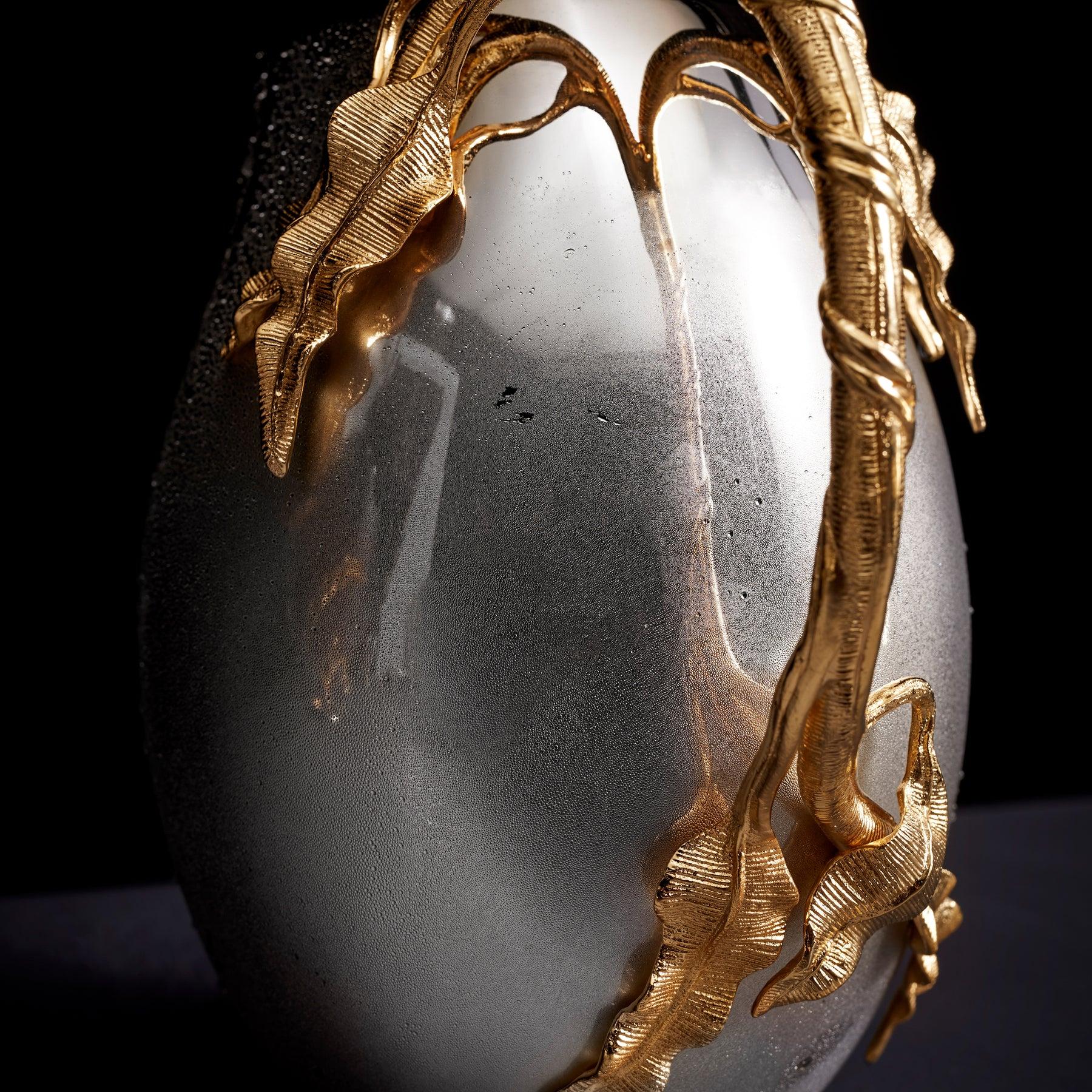 Contemporary Ondulated Leaves Pitcher For Sale