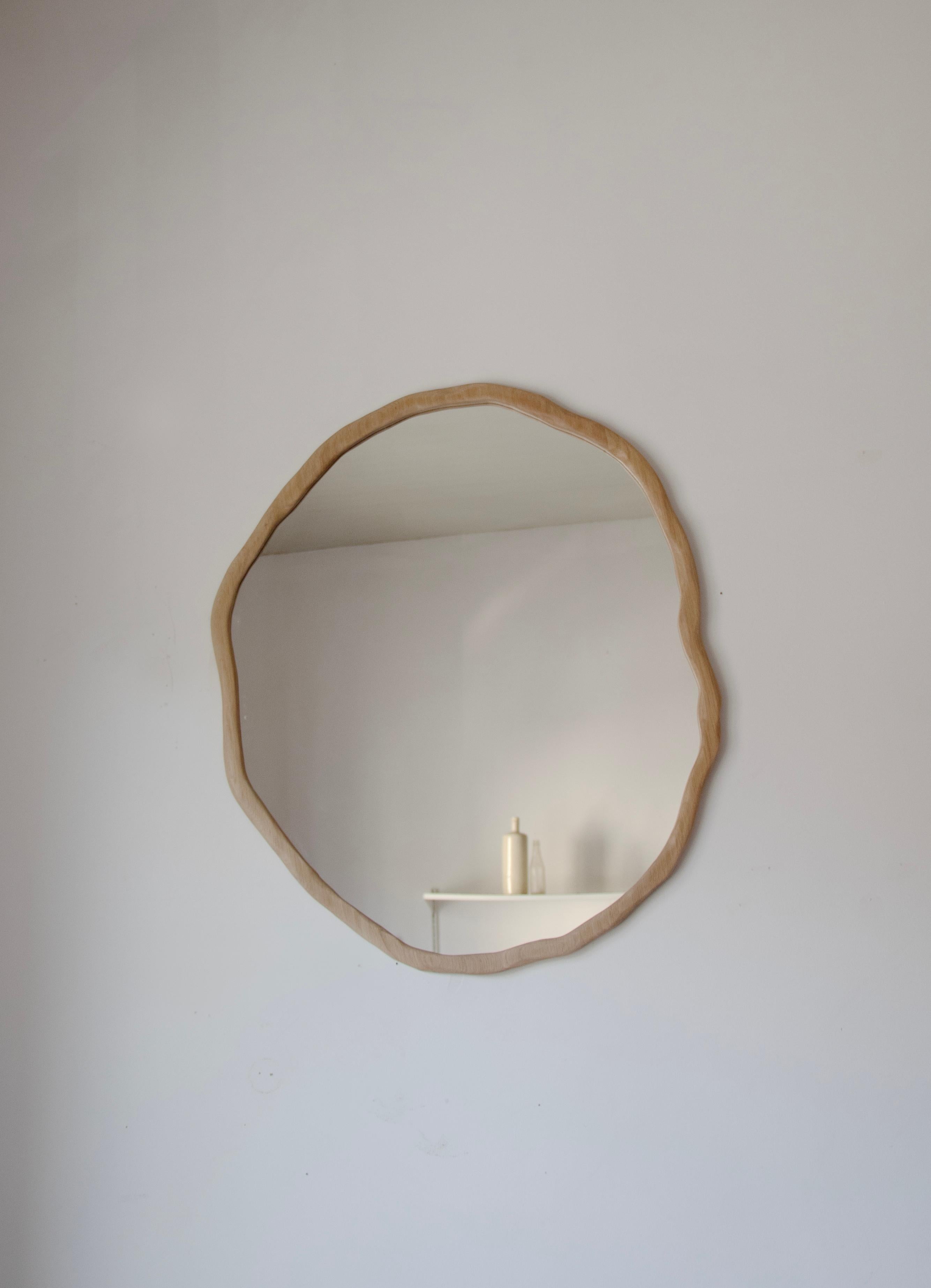 XXIe siècle et contemporain Miroir Ondulation Fait à la main par Alice Lahana Studio en vente