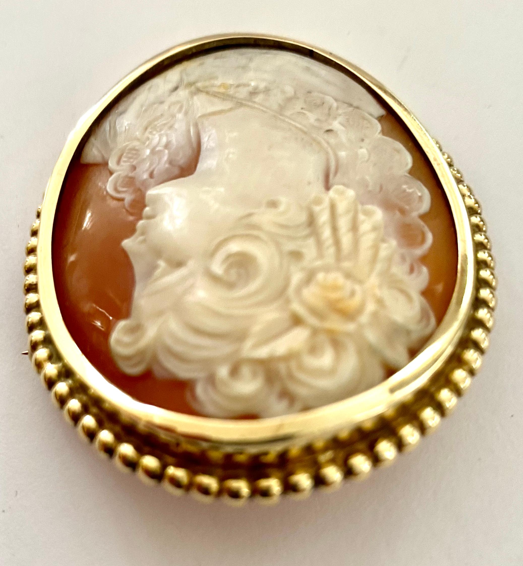 mother of pearl cameo