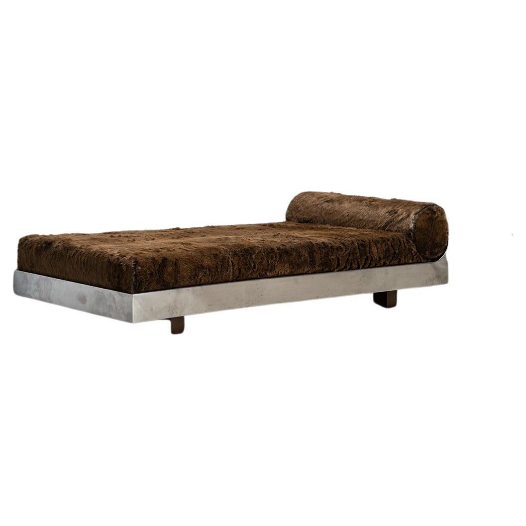 One Arm “Banquet” Bed , Maria Pergay , ca . 1967 For Sale