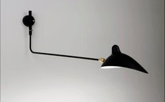 Serge Mouille - Applique rotante con 1 braccio in nero