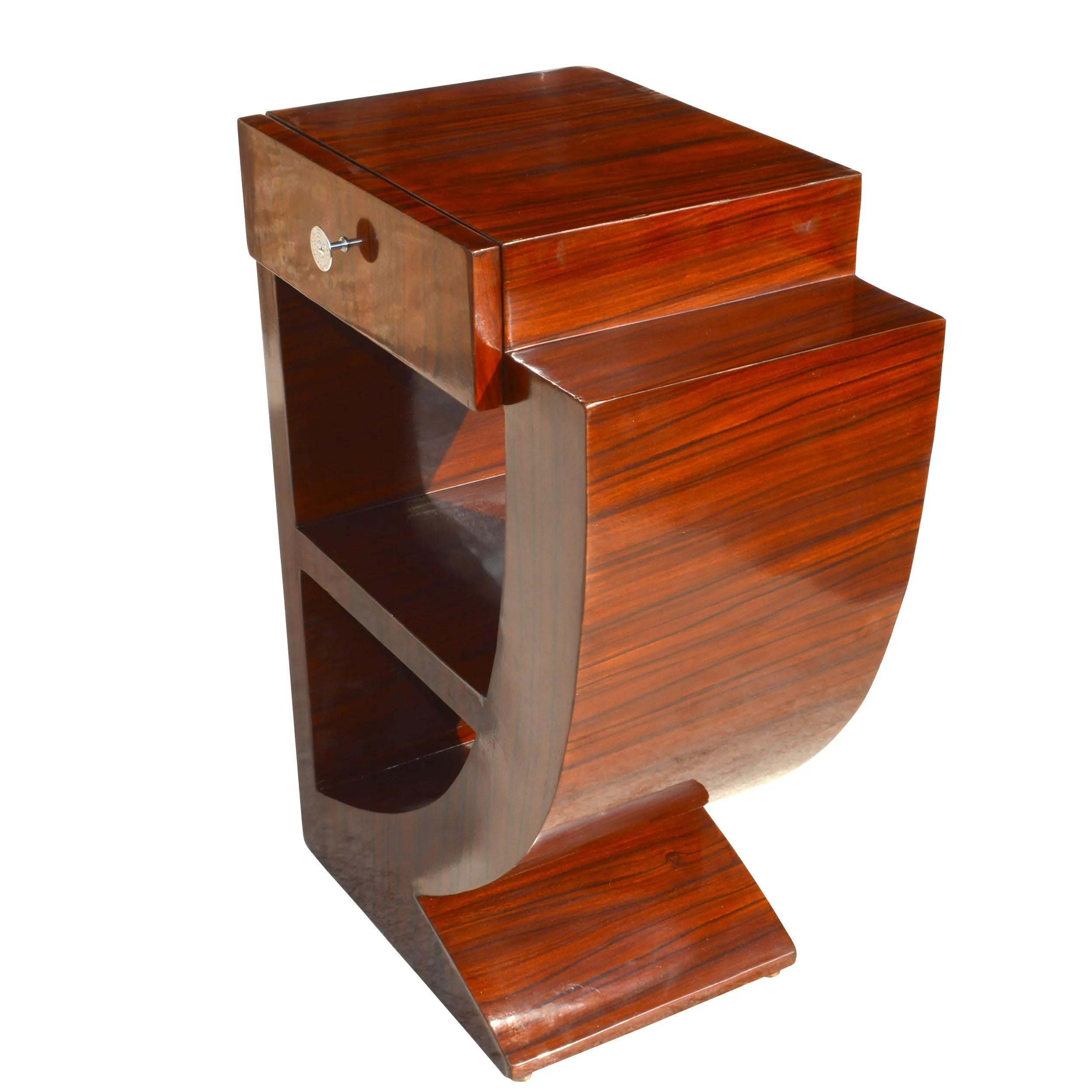 One Art Deco Style Side Table at 1stDibs