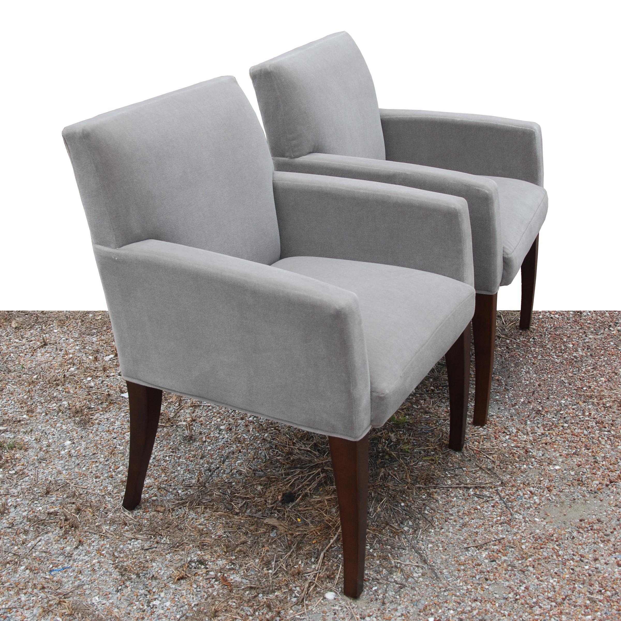Modern One Bernhardt Upholstered Armchair 10 Available