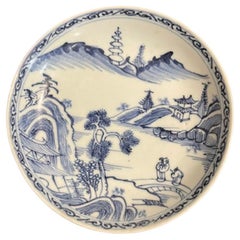 One Blue and White Dish, Yongzheng Period, Qing Dynasty Ex Sotheby's