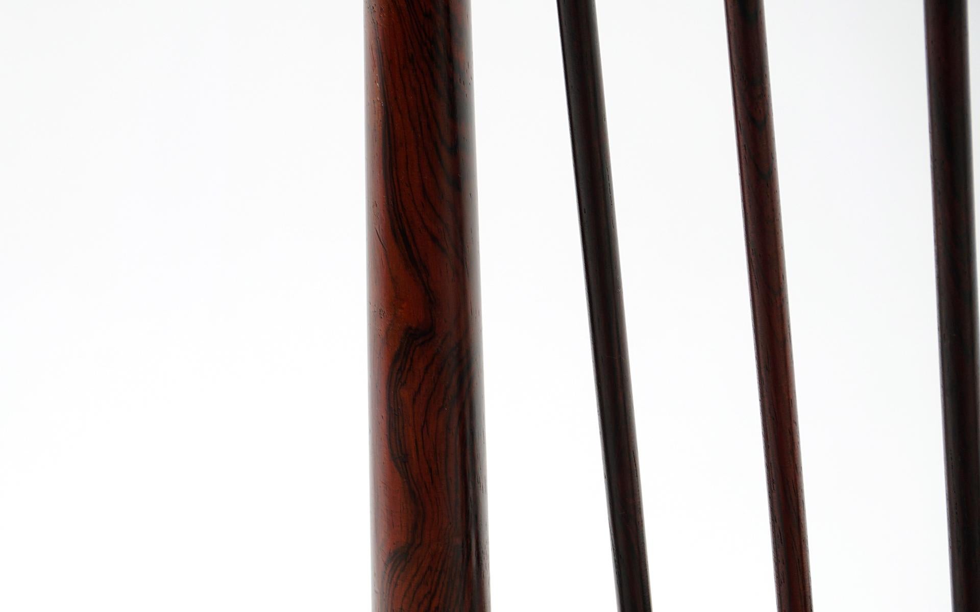 Esszimmerstuhl aus brasilianischem Palisanderholz, Modell 422, von Arne Vodder für Sibast, signiert. im Angebot 4