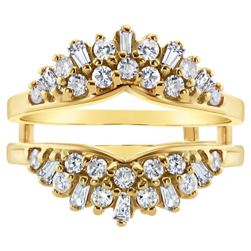 One Carat Baguette Cluster Ring Enhancer