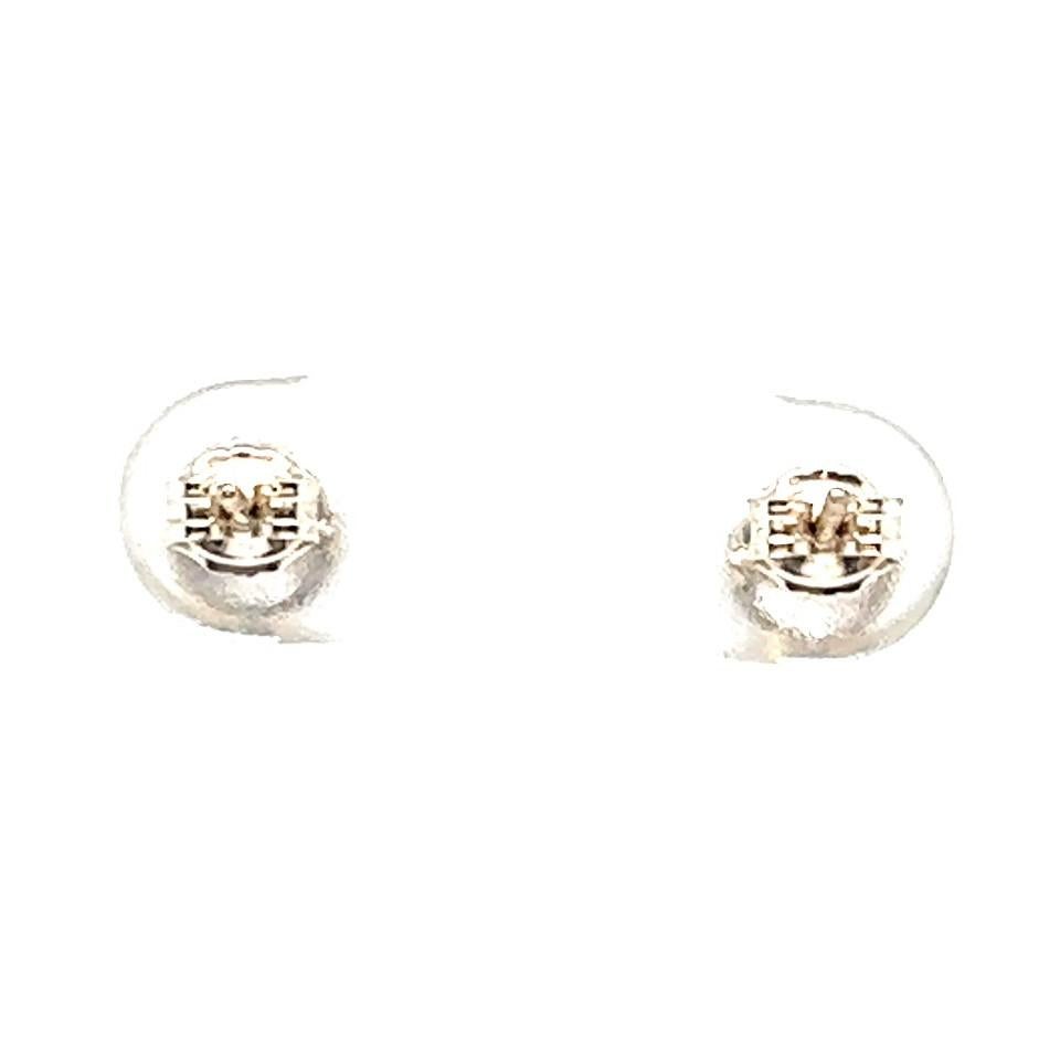 Ohrstecker mit einem Karat Diamanten im alteuropäischen Schliff aus 18 Karat Weißgold 2