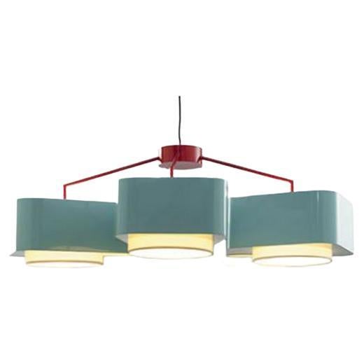 Un pendente Carousel a 3 bracci + due lampade da parete Carousel