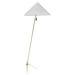 One Charming golf floor lamps, designed by Rupert Nikoll, Vienna, 1950