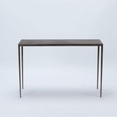 One Contemporary Bronze Wash Console, in the Manner of Jean Michel Frank