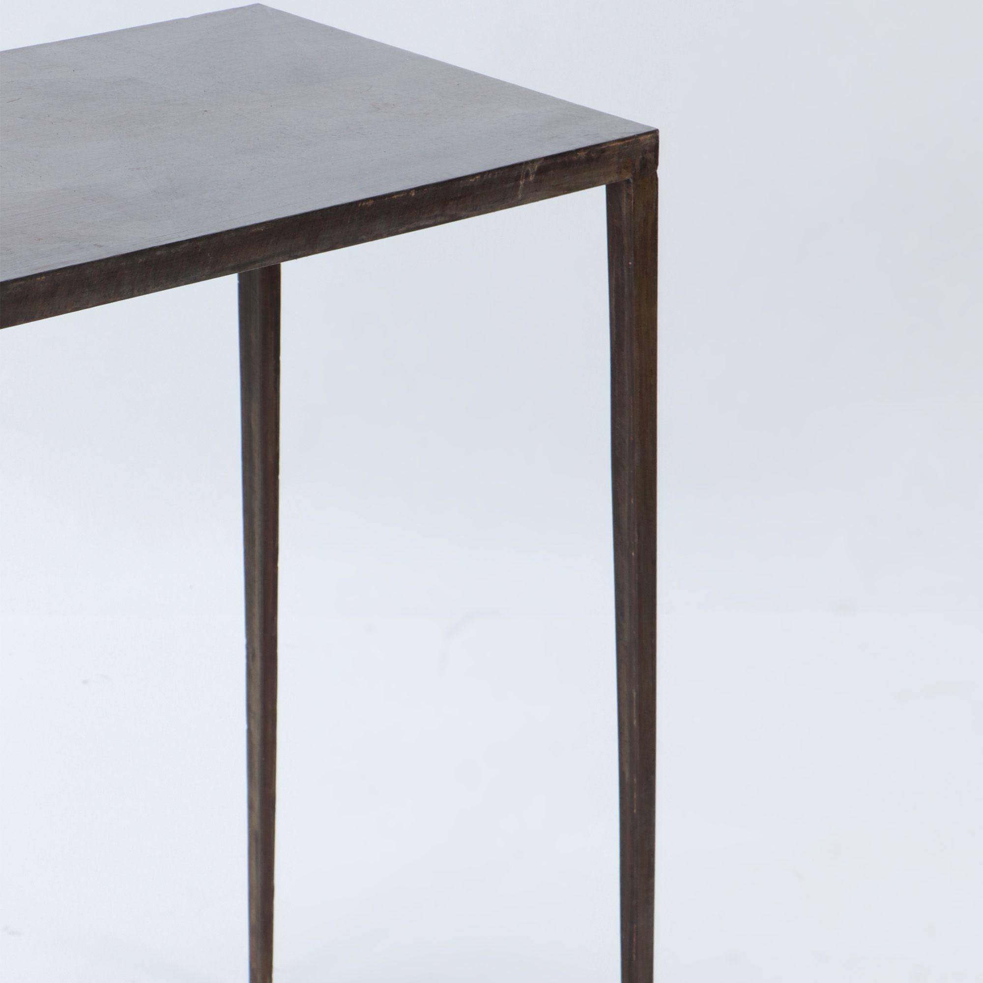 One Contemporary Bronze Wash Console, in the Manner of Jean Michel Frank 1