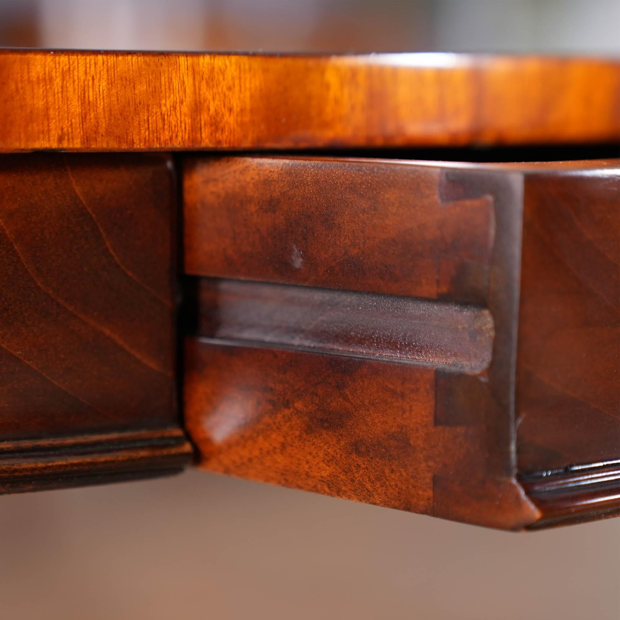 One Drawer Drum Table For Sale 2